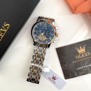 OLEVS 6607 Waterproof Luminous Male Mechanical Automatic Fashion Watch